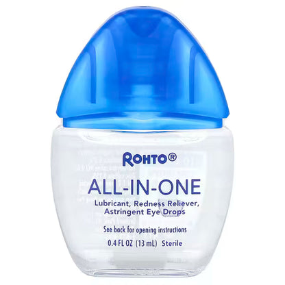 Rohto All-In-One Cooling Oogdruppels – verkoelende oogdruppels tegen rode en droge ogen, 13 ml flesje