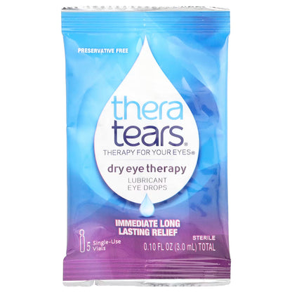 TheraTears Dry Eye Therapy – conserveermiddelvrije oogdruppels in steriele eenmalige verpakkingen